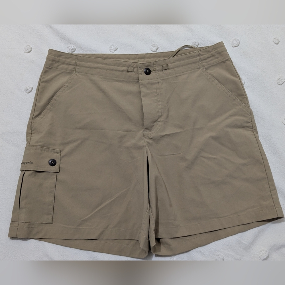 Patagonia Tan Cargo Shorts Durable Casual Style